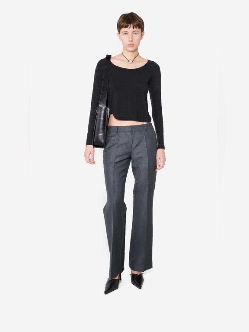Our Legacy Women’s Hip Trousers in dark gray